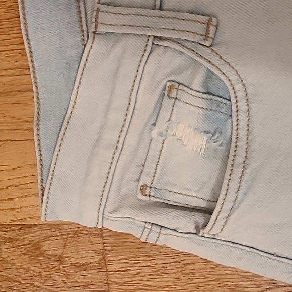 SO BRAND WOMENS JUNIOR SIZE WIDE LEG SUPER HIGH RISE RELAXED JEANS SIZE 5/27W - Picture 3 of 13